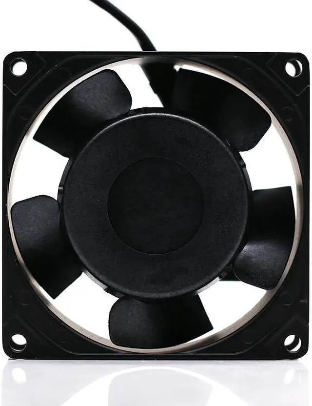 Alt view image 3 of 4 - NMB-MAT 80mm 8cm AC Fan 3115PS-23W-B30 8038 230V High Temperature Resistant Aluminum Frame Cabinets Cooling Fan