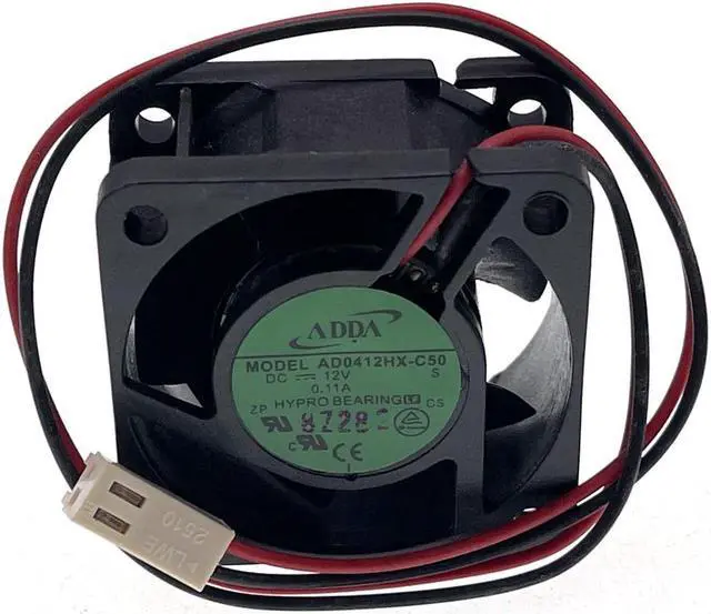 Alt view image 2 of 4 - 40mm Fan FOR ADDA AD0412HX-C50 40*40*20mm 4cm 4020 12V 0.11A 7200RPM 1U Server Inverter Cooling Fan