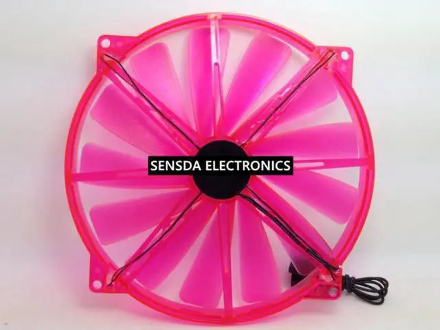 Main image of 20cm 200mm chassis cooling fan led 20020 chassis fan 20cm fan led Red Green mute pc fan computer fan led fan 200X20 mm molex 4D