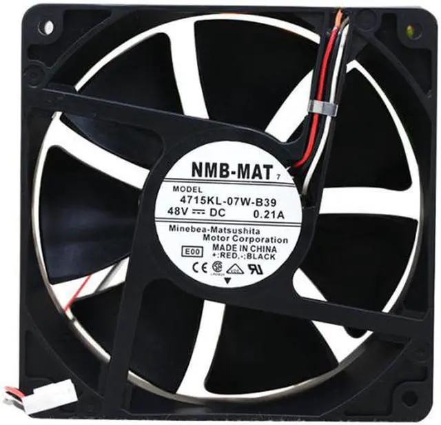 Main image of 48V cooling fan 12cm For NMB 4715kl-07w-b30 4715kl-07w-b39 12038 12cm DC 48V 0.21a frequency converter DC cooling fan
