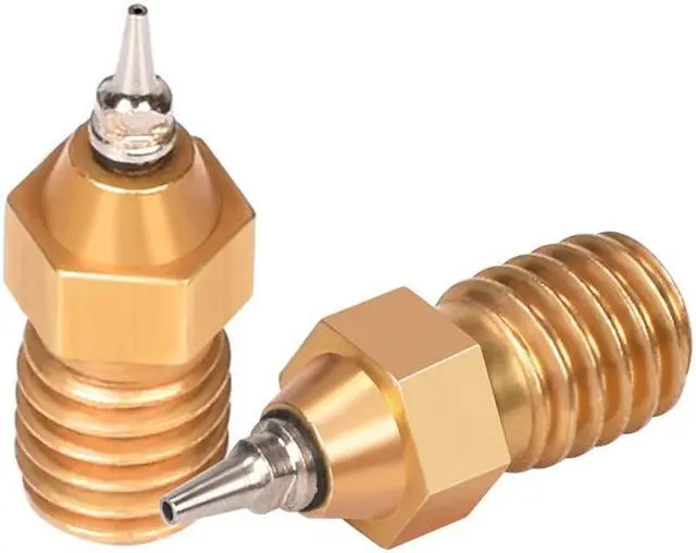 Alt view image 3 of 4 - Buse d'aérographe V6 en laiton de haute qualité, ensemble d'adaptateurs 0.2MM/0.3MM/0.4MM/0.5MM, Filament 1.75mm pour pièces d'imprimante 3D