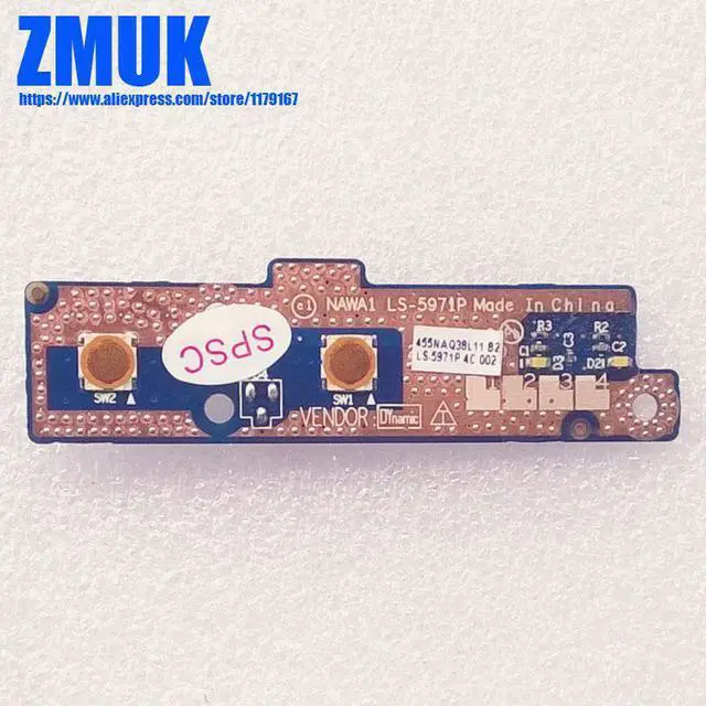 Main image of Power Button Board For Lenovo G455 G455AX G555 Series ,P/N LS-5971P