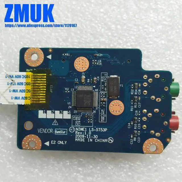 Alt view image 2 of 6 - AUDIO_CardReader Board W/Cable For Lenovo G460 G460E G465 Z460 Z465 Series,P/N LS-5753P
