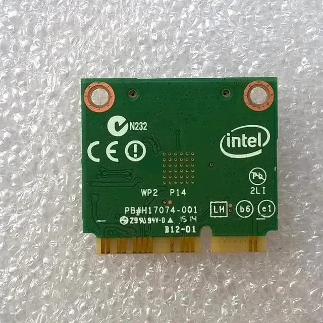 Alt view image 2 of 2 - Int Wireless-N 7260 WLAN WiFi 802.11b/g/n + Bluetooth 4.0 Half-Height Mini-PCI Express Card,P/N Y74H6