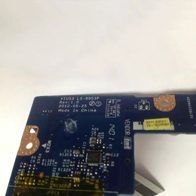 Alt view image 3 of 3 - USB Card Reader Board w/Cable For Lenovo S400 S410 S415 Series,P/N 90000663 LS-8953P 455M4338L01