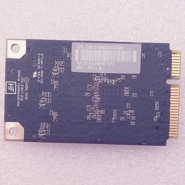 Main image of Atheros AR9380 AR5BXB112 Mini PCI-Express Wireless Card 607-7211-A
