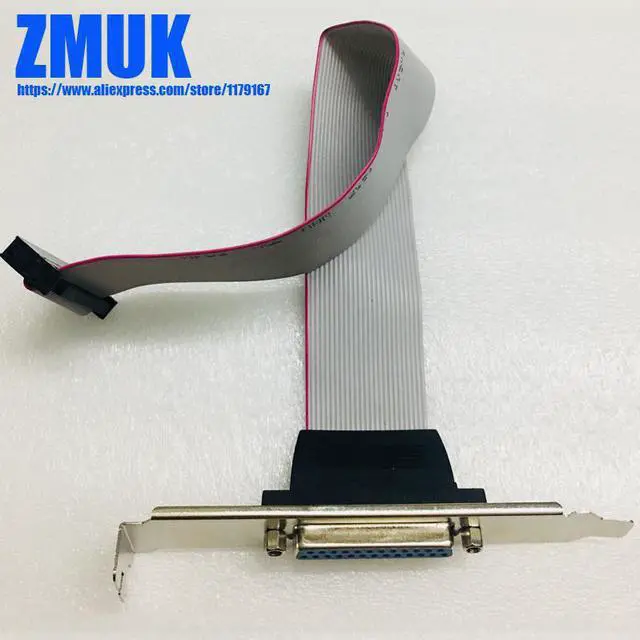 Alt view image 2 of 3 - DB25 DB-25F+P to IDE-26F Cable w/ Faceplate