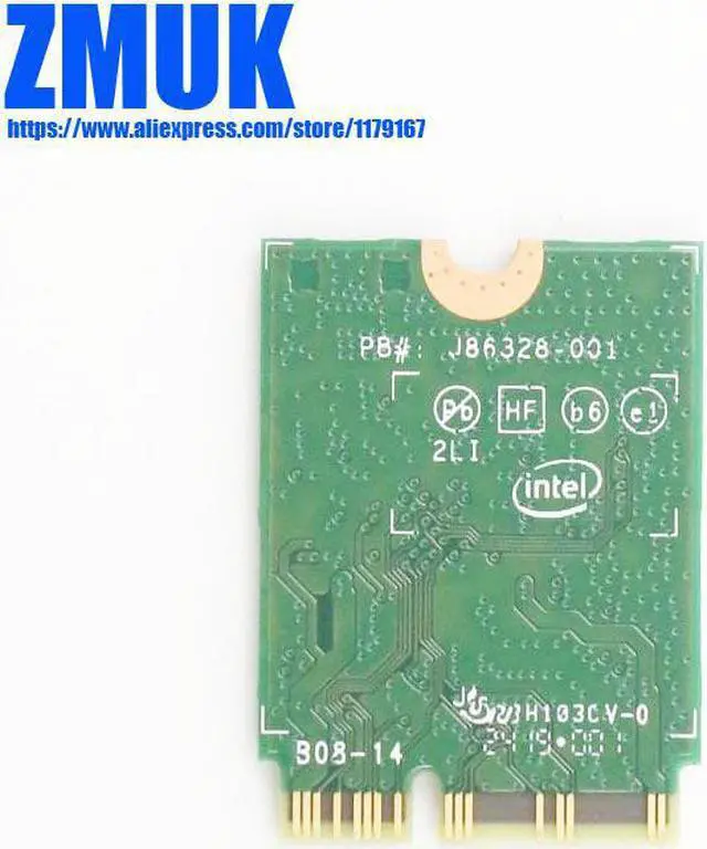 Alt view image 2 of 2 - Int AX201NGW WiFi For Lenovo  V14 V15 E14 E15 Yoga S740 S340 S540 ideapad 3 Flex 5 Series,P/N 01AX798 SW10M73288