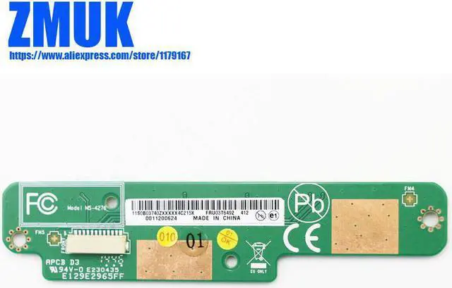 Alt view image 2 of 2 - Front function button board For ThinkCentre M92z All-in-One,P/N 03T6492 MS-4276 (100101)