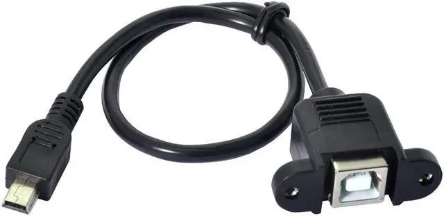 Alt view image 4 of 7 - CYDZ USB 2.0 MINI Male to B type Female OTG host CABLE 0.2m