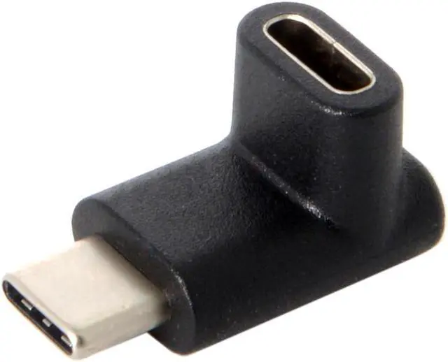 Alt view image 3 of 7 - CYDZ Reversible 90 Degree Up or Down Angled USB 3.1 Type-C Male to Female Extension Adapter for Laptop & Phone