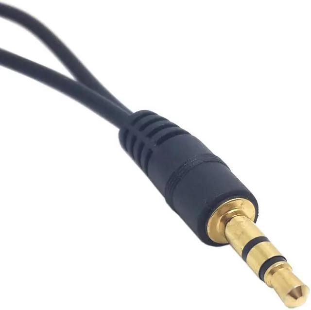 Alt view image 4 of 7 - CYDZ 3.5mm Male to Double 3.5mm Female Headphone Y Splitter Cable with Volume Control Switch