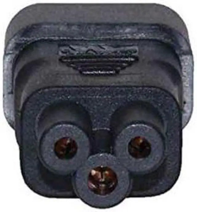 Alt view image 3 of 7 - CYDZ   IEC 320 Socket C14 to Cloverleaf Plug Micky C5 Straight Extension Power Adapter