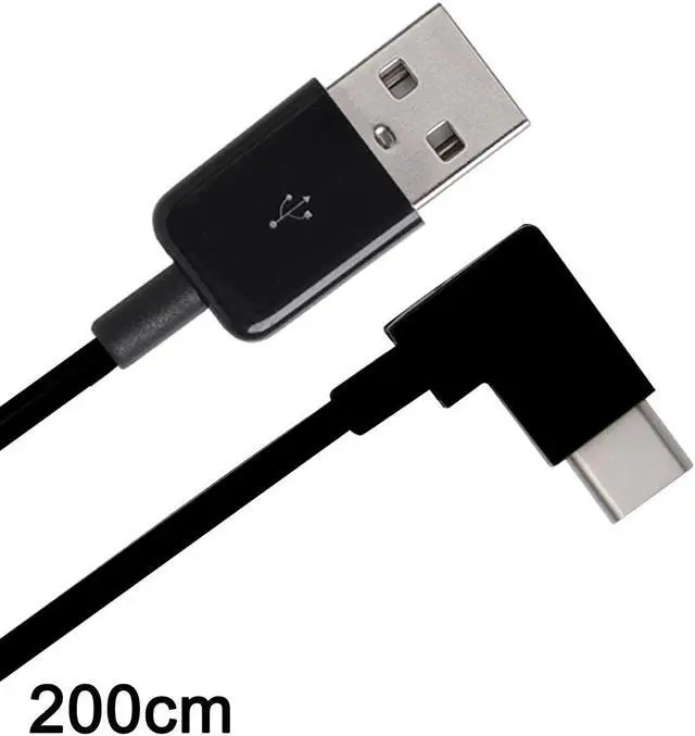 Alt view image 3 of 7 - NGFF Right Angled USB 3.1 Type C USB-C to USB 2.0 Cable 90 Degree Connector for Tablet & Mobile Phone 200cm