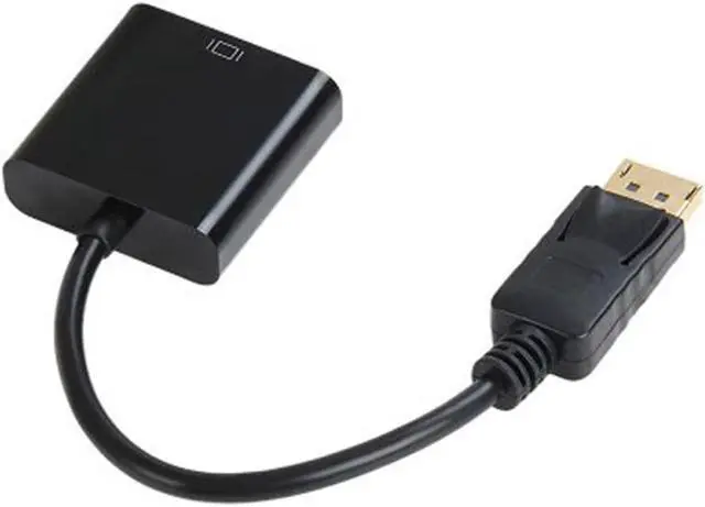Alt view image 3 of 7 - CYDZ DP DisplayPort to VGA Convertor Adapter Cable BLACK