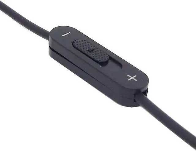 Alt view image 4 of 4 - NGFF Stereo Male 3.5mm to Double mono 3.5mm Female Audio Headphone Y Splitter Adapter Cable with Volume Switch