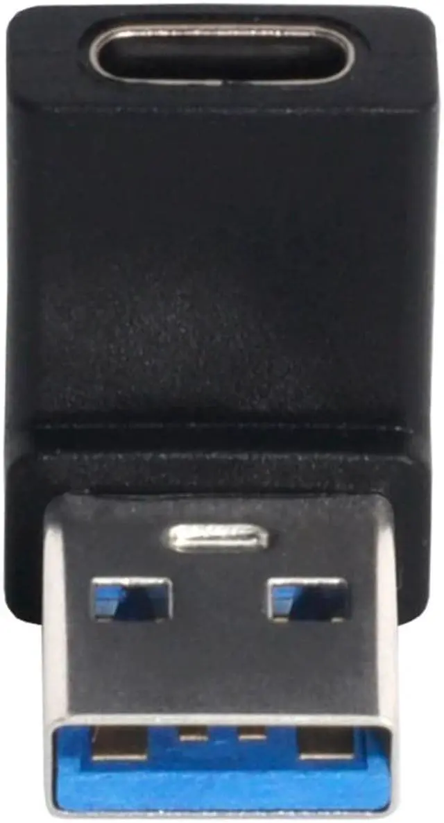Alt view image 3 of 7 - USB-C Type C Female 90 Degree Up Angled to USB 3.0 A Male Data Adapter for Laptop Desktop