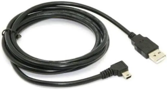 Alt view image 3 of 7 - NGFF Mini USB B Type 5pin Male Right Angled 90 Degree to USB 2.0 Male Data Cable 6ft