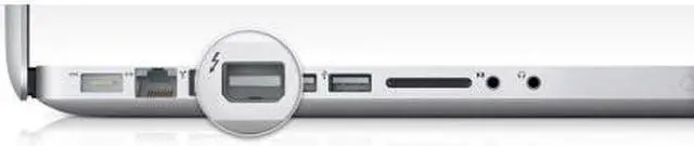 Alt view image 4 of 7 - CYDZ Thunderbolt Port to HDMI-compatible Female Adapter Cable with Audio Video for Mac Book 2011 2012 2013