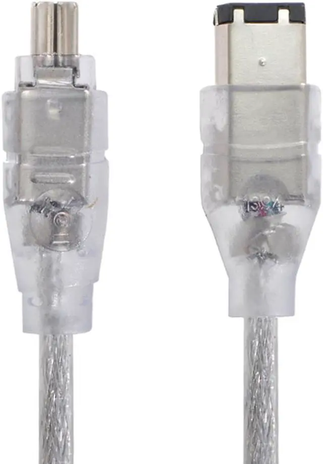 Alt view image 2 of 7 - Jimier 1394 6Pin to Firewire 400 IEEE 1394 4 Pin Male iLink Adapter Cord Cable for Camera Camcorder