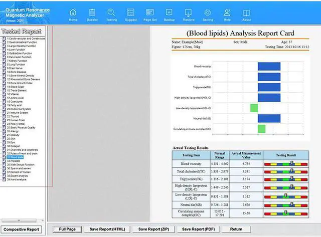 Alt view image 6 of 6 - QMR-998 Quantum Resonance Magnetic Analyzer Set Hand Touch Quantum Body Analyzer With 52 Reports