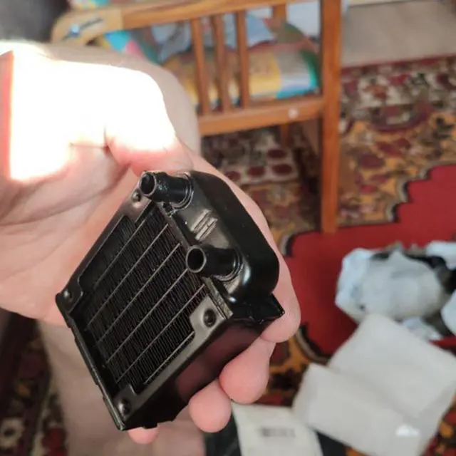 Alt view image 3 of 5 - PC Water Cooling Aluminum Radiator Multi-Channels 60mm for Computer LED Beauty Apparatus