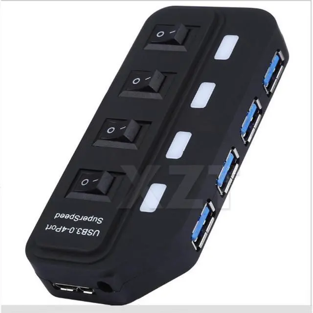 Alt view image 5 of 6 - Hot Selling USB 3.0 HUB 4 Ports with Switch Multiple USB Splitter Porta Panel USB 3.0 Hub for PC Laptop