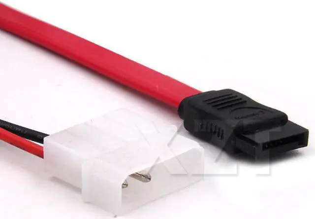 Alt view image 6 of 6 - 10pcs SATA Power Cable Slimline SATA Cables to Molex Slim SATA 13 pin(7P+6P) to 7pin + Power cable1 for with SATA Slimline port
