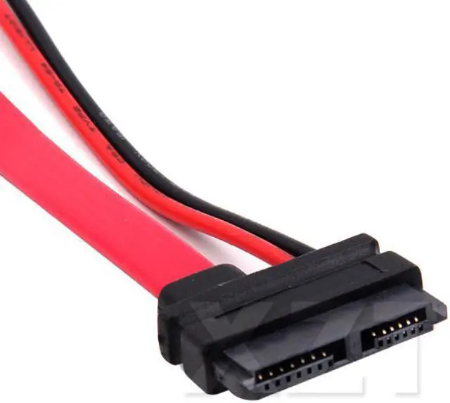 Alt view image 5 of 6 - 10pcs SATA Power Cable Slimline SATA Cables to Molex Slim SATA 13 pin(7P+6P) to 7pin + Power cable1 for with SATA Slimline port