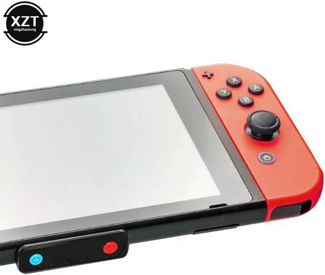 Alt view image 3 of 3 - One for two Bluetooth transmitter for Nintendo Switch Bluetooth 5.0 Switch Lite PS5 wireless audio adapter APTX LL accessories