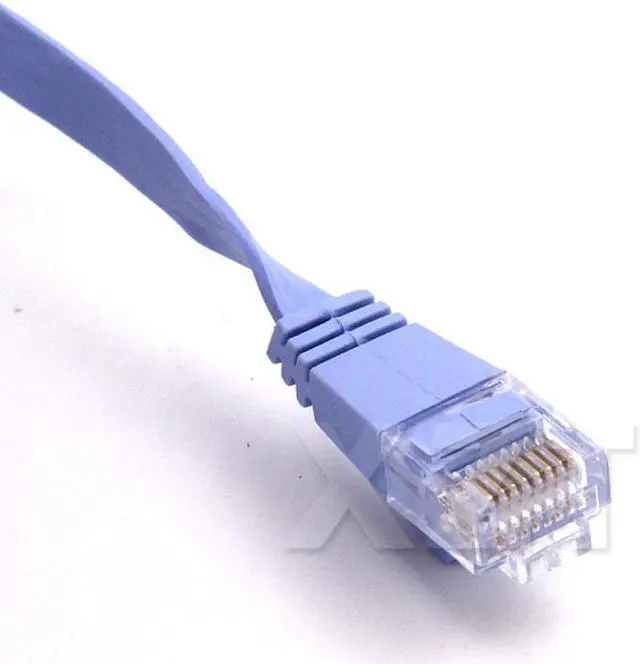 Alt view image 3 of 3 - 5PCS EST CAT6 Flat UTP Ethernet Network Cable RJ45 Patch LAN Cable For Router DSL Modem 15M
