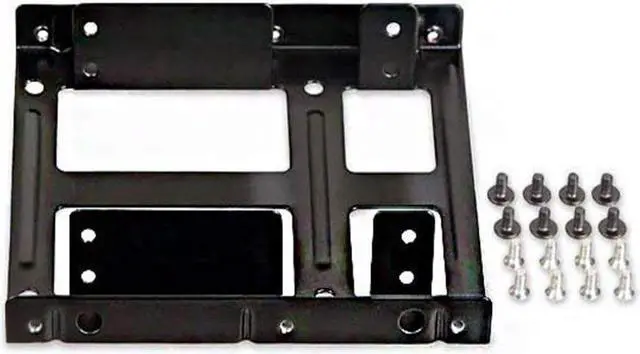Alt view image 2 of 3 - Eunaimee 2 of 2.5"SSD/Hard Drive to 3.5" Drive Bay Adapter Mounting Bracket HDD Converter Tray, support 2pcs SSD Drive