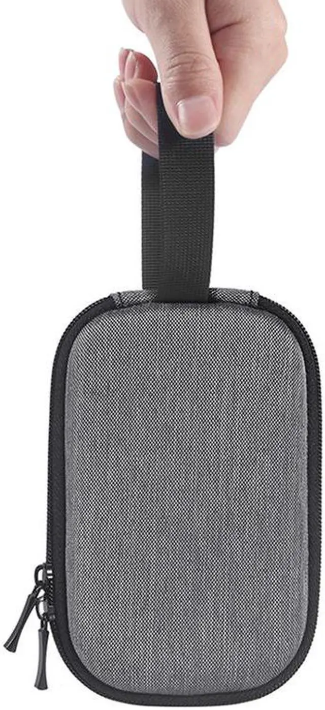Alt view image 3 of 3 - Suitable for Samsung T7 Press Portable SSD EVA Carrying Case + Silicone Case