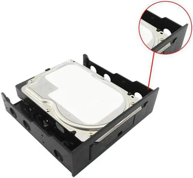 Alt view image 3 of 3 - 1 Pcs 3.5 to 5.25 Hard Drive Drive Bay Front Bay Bracket Adapter & 1 Pcs 2 Ports USB 3.0 Front Panel Floppy Disk Bay