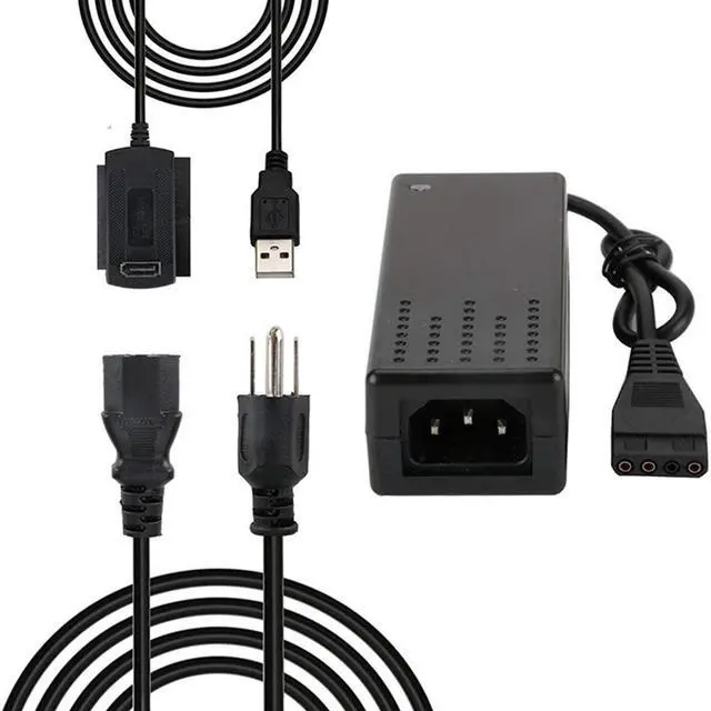 Alt view image 3 of 3 - SATA/PATA/IDE to USB 2.0 Adapter Converter Cable for Hard Drive Disk 2.5 inch 3.5 Hard Drive FE for Hard Drive US Plug