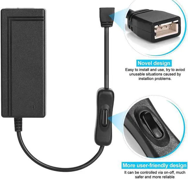 Alt view image 2 of 5 - SATA PATA IDE Drive to USB 2.0 Converter Cable for Hard Drive Disk HDD 2.5 Inch 3.5 Inch with AC Power Adapter,EU Plug