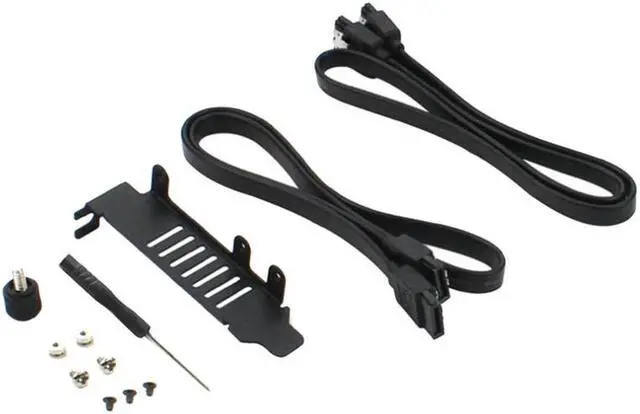 Alt view image 2 of 5 - 3 in 1 NGFF and MSATA SSD Adapter Card M.2 NVME to PCIe 16X/M.2 SATA SSD to SATA III/MSATA to SATA Converter