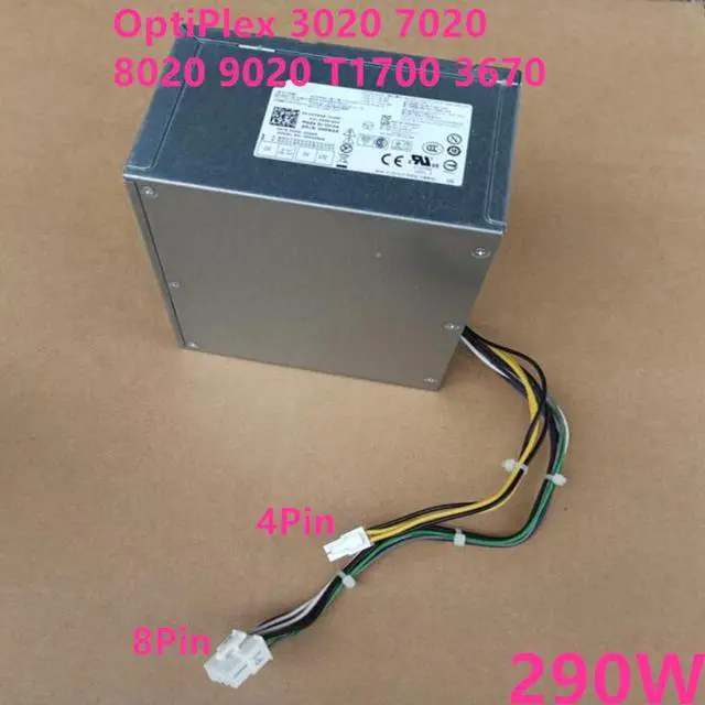 Main image of PSU For Dell OptiPlex 3020 7020 8020 9020 T1700 3670 8Pin 290W Power Supply L290AM-00 776VT RVTHD XFXKX KPRG9 NOKPM