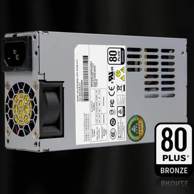 Alt view image 2 of 6 - PC PSU For Delta 80plus Bronze Flex Itx Nas Small 1U 350W Power Supply DPS-350AB-24 C