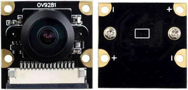 Alt view image 6 of 6 - Camera Module for Raspberry Pi Zero/W/WH/2W 1MP OV9281-160 Degree Ultra Wide Angle Black White Camera Global Shutter