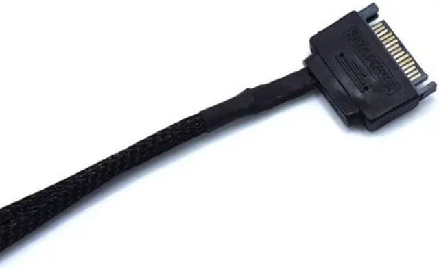 Alt view image 2 of 6 - Mainboard CPU 1 To 2 SATA To 3 PIN and 4 Pin Fan Extention Cables 4P Adapter Cable Computer Case Mainboard SATA Power Cables