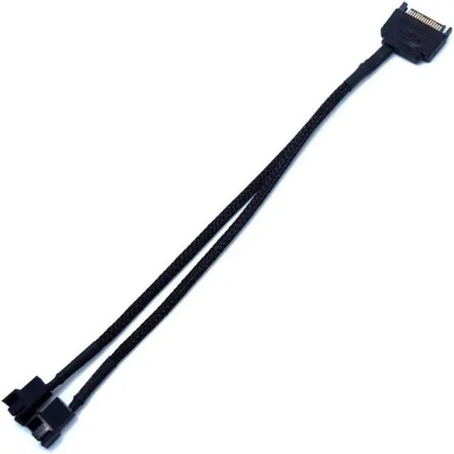 Main image of Mainboard CPU 1 To 2 SATA To 3 PIN and 4 Pin Fan Extention Cables 4P Adapter Cable Computer Case Mainboard SATA Power Cables