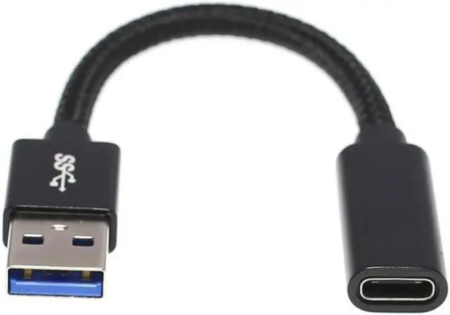 Alt view image 2 of 3 - USB3.1 Type-C Female To USB3.0 Male Adapter Cable Single-Sided 10Gbps Gen2 Convoter for Macbook Oculus Quest Link  PC Computer