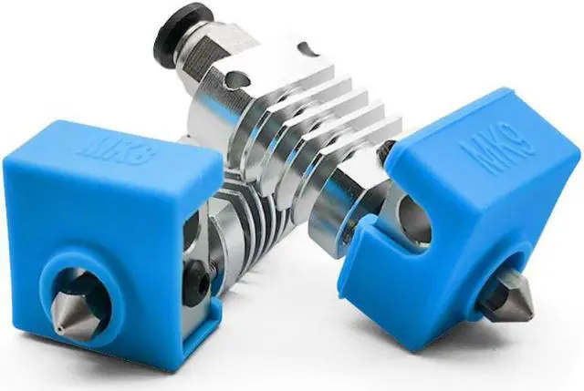 Alt view image 5 of 6 - 1Set 3D Printer Parts All Metal Hotend Extruder Kit with Silicone Cover 1.75Filament/0.4 Nozzle for CR10 Ender 3/3S Printer