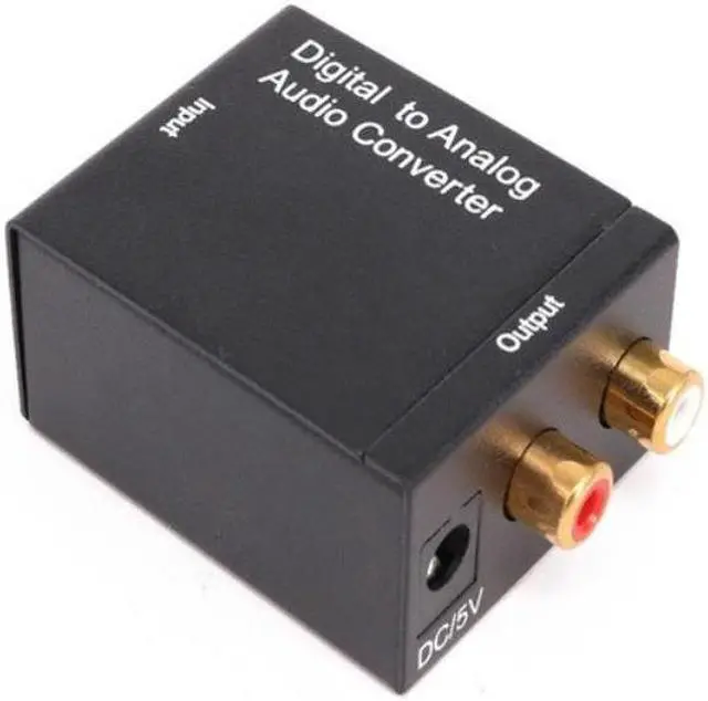 Alt view image 6 of 6 - Usb Dac Optical Digital Stereo Audio SPDIF Toslink Coaxial Signal To Analog Converter DAC 2*RCA Amplifier Decoder Adapter