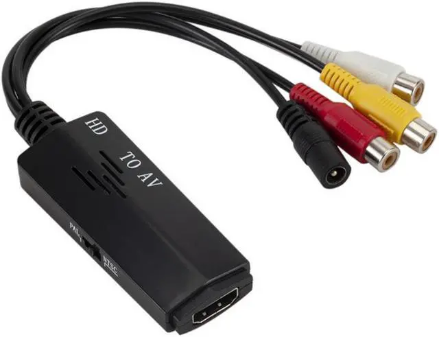 Alt view image 2 of 3 - HD HDMI-compatible To Av Cable Converter AV To HDMI-compatible Adapter USB Charging HDMI Video Converter for DVD Camera HDTV