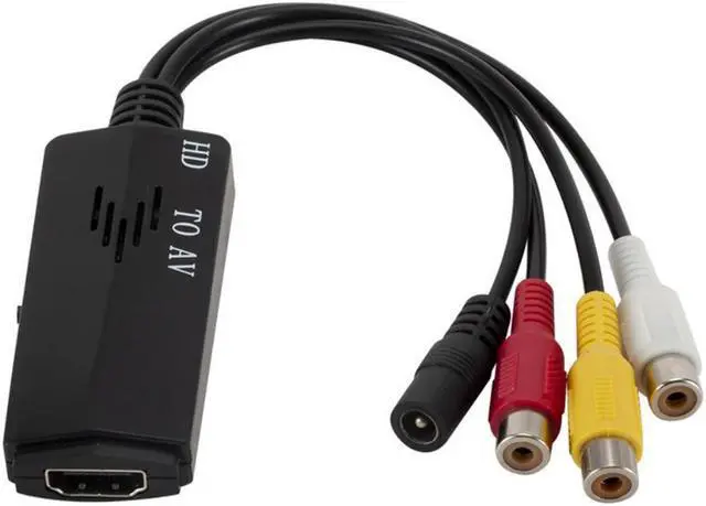 Alt view image 3 of 3 - HD HDMI-compatible To Av Cable Converter AV To HDMI-compatible Adapter USB Charging HDMI Video Converter for DVD Camera HDTV