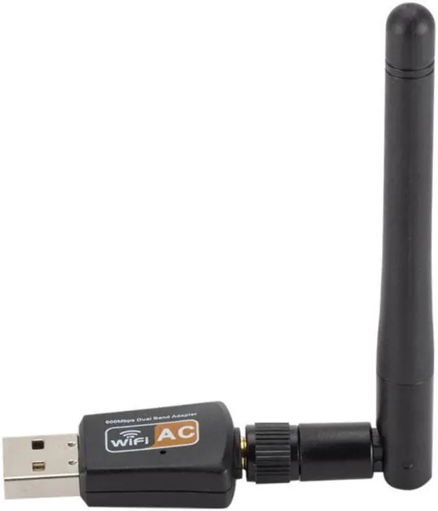 Alt view image 4 of 6 - WiFi Adapter AC600M Dual Band 5G/2.4GHz Wireless USB Network Card Wifi Receiver Ethernet LAN for PC