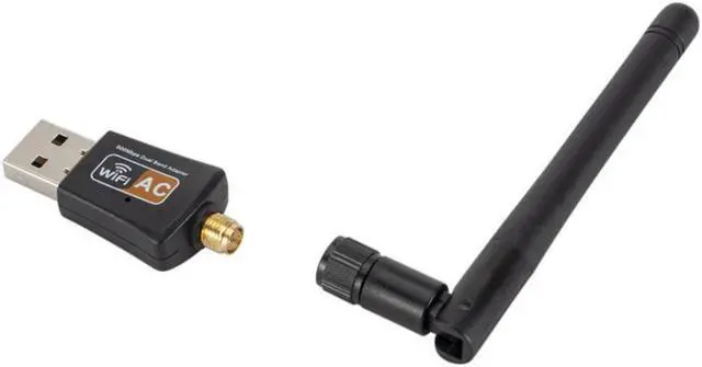 Alt view image 5 of 6 - WiFi Adapter AC600M Dual Band 5G/2.4GHz Wireless USB Network Card Wifi Receiver Ethernet LAN for PC