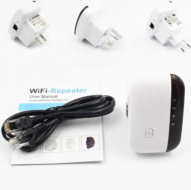Alt view image 4 of 6 - Wireless Wifi Repeater  Wi-Fi Range Extender Router Signal Amplifier 300Mbps WiFi Booster 2.4G Wi Fi Ultraboost Access Point